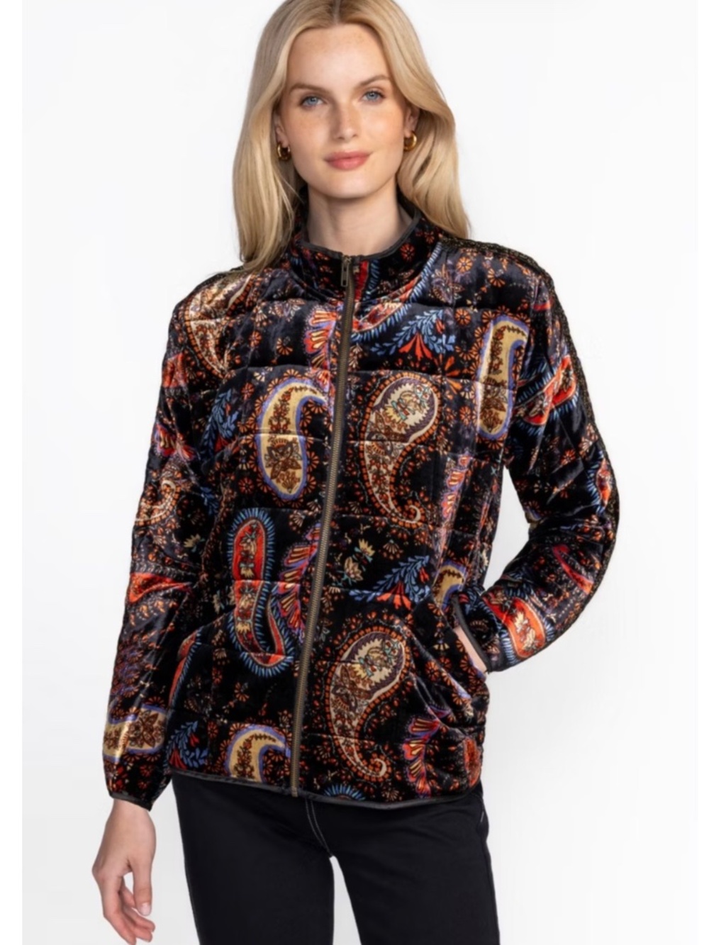 Johnny Was Dolman Quilted Jacket Sezana SZ XL